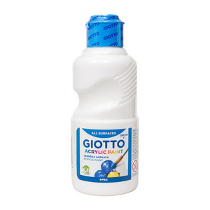 Acrylic Paint Bottle GIOTTO 250 ml: White