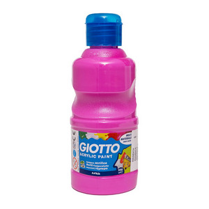 Acrylic Paint Bottle GIOTTO 250 ml: Magenta