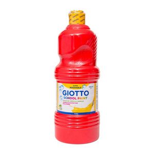 School Paint GIOTTO 1000 ml: Scarlet Red