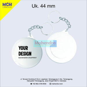 Gantungan Kunci 1 Sisi uk. 44m