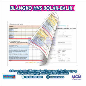 BLANGKO HVS F4 FULL COLOR BOLAK-BALIK