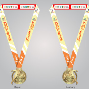 Medali Logam Warna Gold