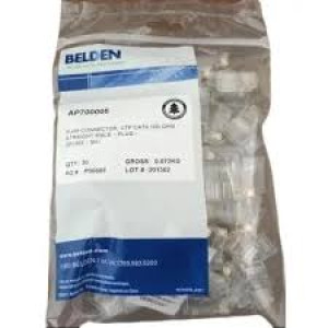 CONNECTOR RJ 45 CAT 6 BELDEN 1 PAK ISI 50 PCS