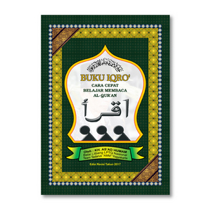 Buku Iqro Besar Hard Cover Kertas HVS Full Colour