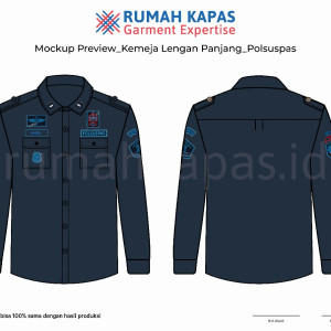 Stelan Seragam Polsuspas (Polisi Khusus Pemasyarakatan)