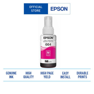 Tinta Epson 664 Magenta (T6643)