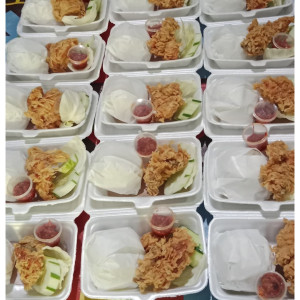 Paket Hemat Ayam Krispy Geprek plus Es Teh Yaya Berkah