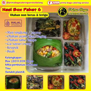 Nasi Box Paket 6 Non Beras Non Terigu