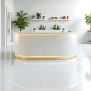 MEJA RESEPSIONIS CUSTOM