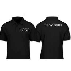 Kaos Polo Lengan Panjang custom bordir