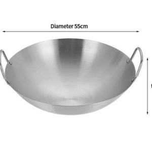 Wajan baja stainless no 28 (70cm)