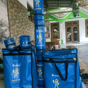 Spon Pengaman Tiang Net Voli Pasir Costum