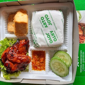 Nasi Kotak Arto Joyo Nasi Ayam Bakar Tahu Tempe
