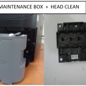 MAINTENANCE BOX + HEAD CLEAN