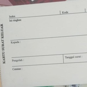 BUKU SURAT KELUAR 3 PLY ISI 50 SET UK A6