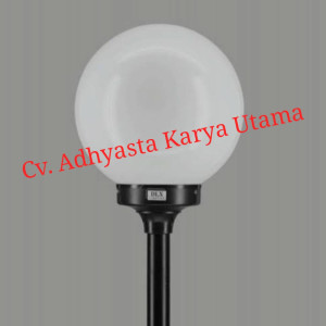 Kap Lampu Taman Bulat