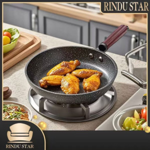 Wajan Teflon (Anti Lengket, Dia. 30 Cm, Tebal 3 Mm) Rindu Star