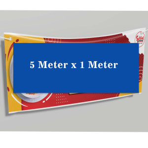 Spanduk/MMT 5 x 1 Flexi