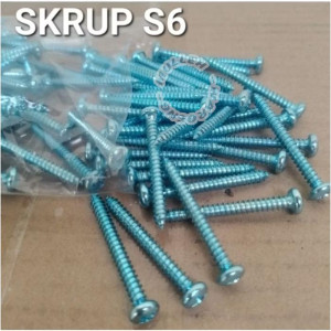 Sekrup Ukuran S6 3CM (isi 100pcs)