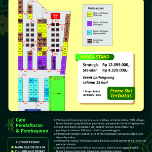 Lokasi Booth Pasar Rame (Standart)