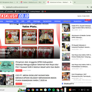 Iklan Media ADV PT. Media Eksklusif Nusantara