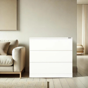 Laci Penyimpanan 3 Tingkat - Putih