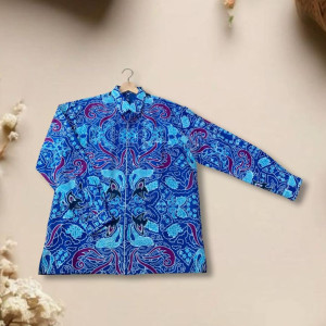 Kemeja Batik Surabaya Motif Kintir-Kintiran