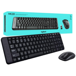 Keyboard + Mouse Logitech MK220 Wireless Combo