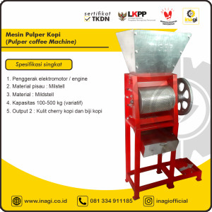 Mesin pulper kopi (pengupas biji kopi basah)