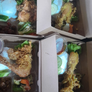 Nasi Kotak Ayam Telor