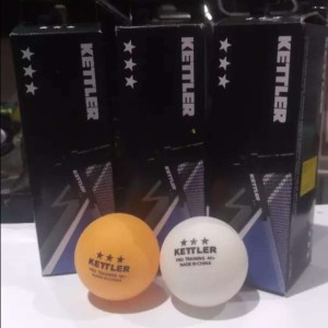 Bola Pingpong Tenis Meja 40+ KETTLER 3 Star Premium Ball - Orange