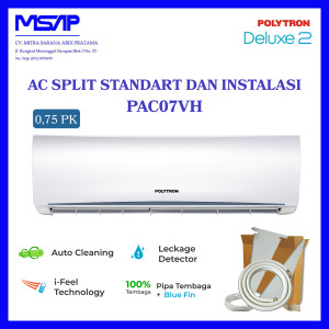 AC POLYTRON SPLIT 0,75 PK PAC07VH + PEMASANGAN