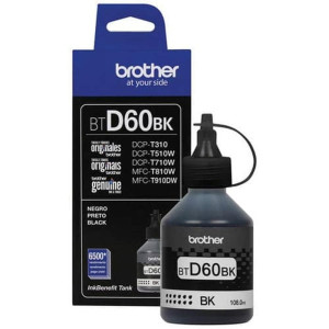 Brother D60 BK tinta printer warna Hitam