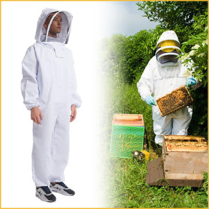 PAKAIAN ANTI SENGAT LEBAH/ BAJU SAFETY PANEN MADU 1SET TANPA MERK