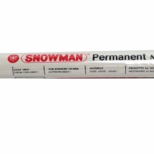 Spidol Snowman Permanent Marker - Hitam [1 Pcs]