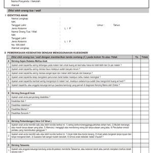 SKRENING KESEHATAN BALITA DAN ANAK PRA SEKOLAH