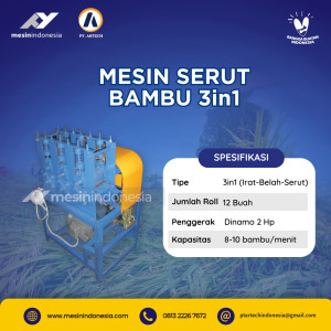 Mesin 3in1 irat belah serut ID-SerutII