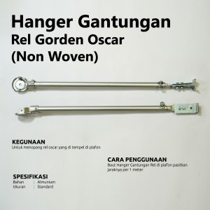3R HANGER GANTUNGAN REL GORDEN ALUMINIUM