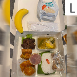 PAKET L - NASI BOX + AIR MINERAL