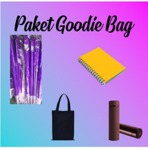 Paket Souvenir - Goodie Bag, Pen, Notebook, Tumbler
