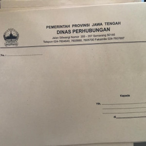 Amplop Kop Surat Instansi (ukuran 28 x 40 cm) Besar