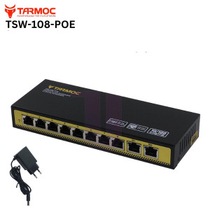 SWITCH POE TARMOC TSW-108 8 PORT