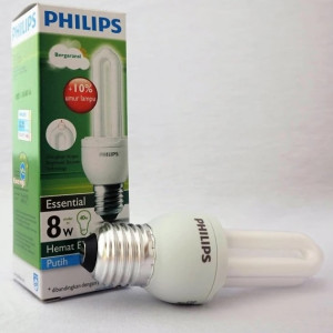 Lampu Philip Essential 8 watt