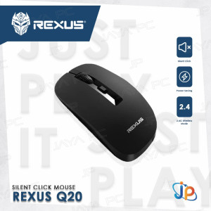 Rexus Q20 Silent Click Original - Mouse Wireless Office