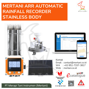 MERTANI ARR AUTOMATIC RAINFALL RECORDER STAINLESS BODY