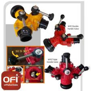 OFI WYE DIVIDING BREECHING 2,5" T0 2X1,5" MACHINO COUPLING