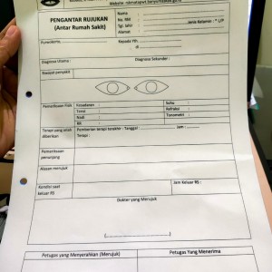 Form Surat Pengantar Rujukan