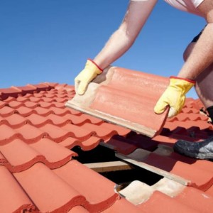 Pemasangan 1 m2 Atap genteng Press Lokal