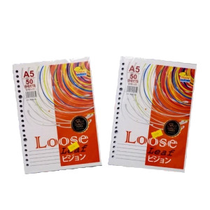 Loose Leaf A5 bergaris isi 50 sheet VISION