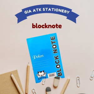 note custom polos atau bergaris